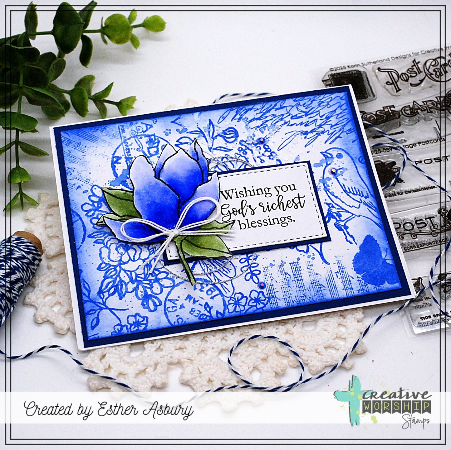 Mindful Magnolias Clear Stamp Set