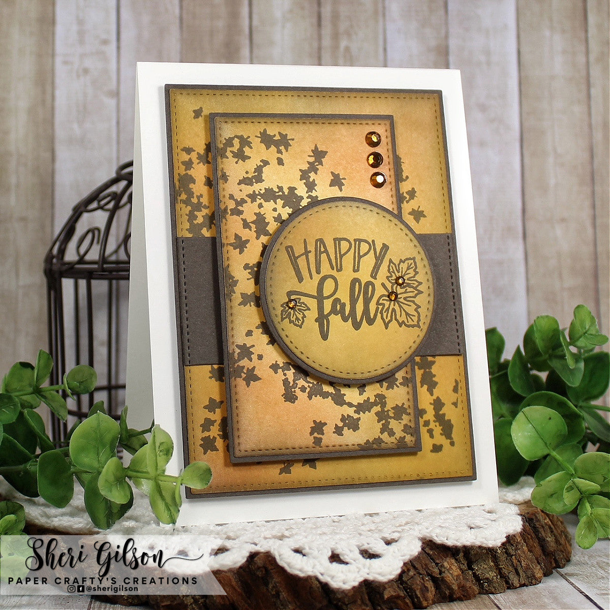 Falling Leaves Clear Stamp Set