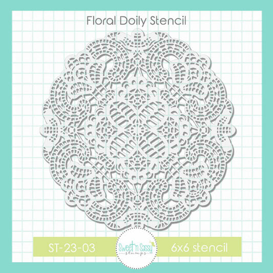 Floral Doily Stencil