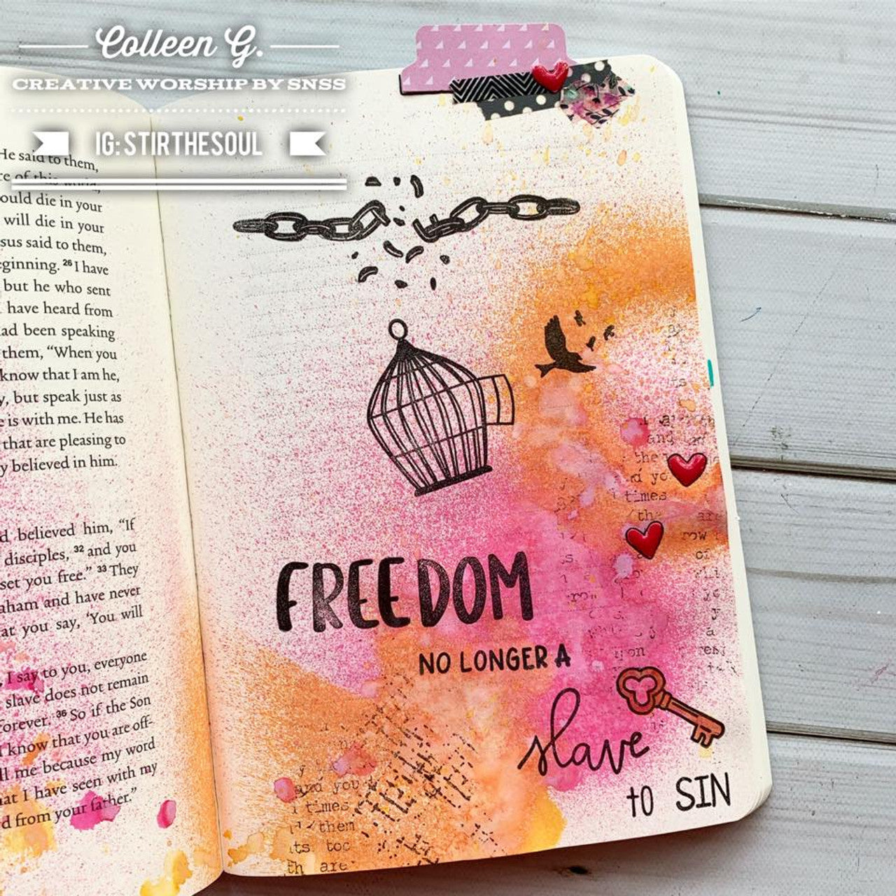 Freedom in Christ Clear Stamp Set