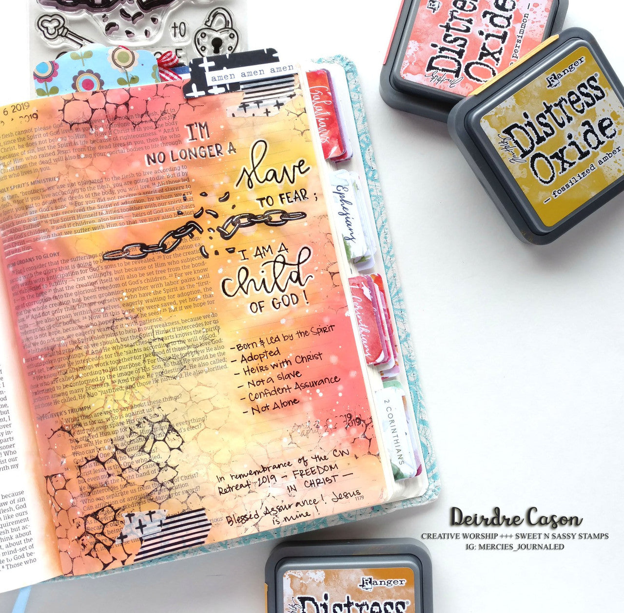 Freedom in Christ Clear Stamp Set