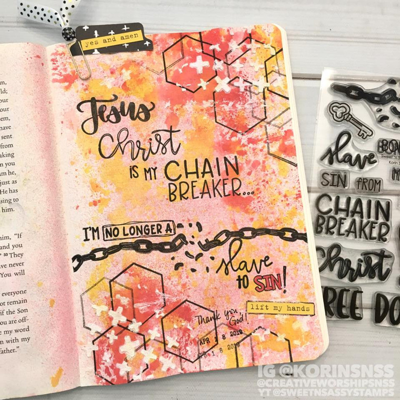 Freedom in Christ Clear Stamp Set