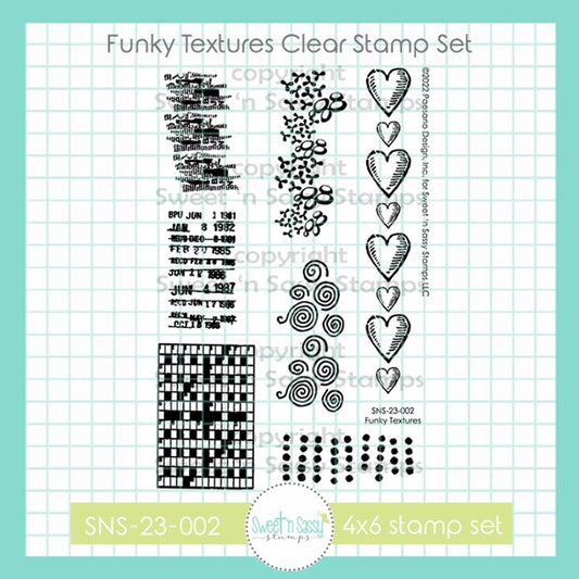 Funky Textures Clear Stamp Set