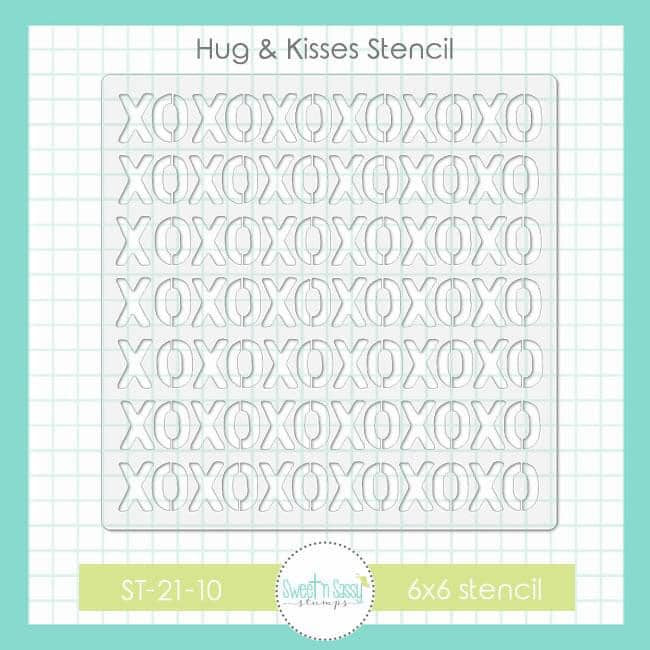 Hugs & Kisses Stencil