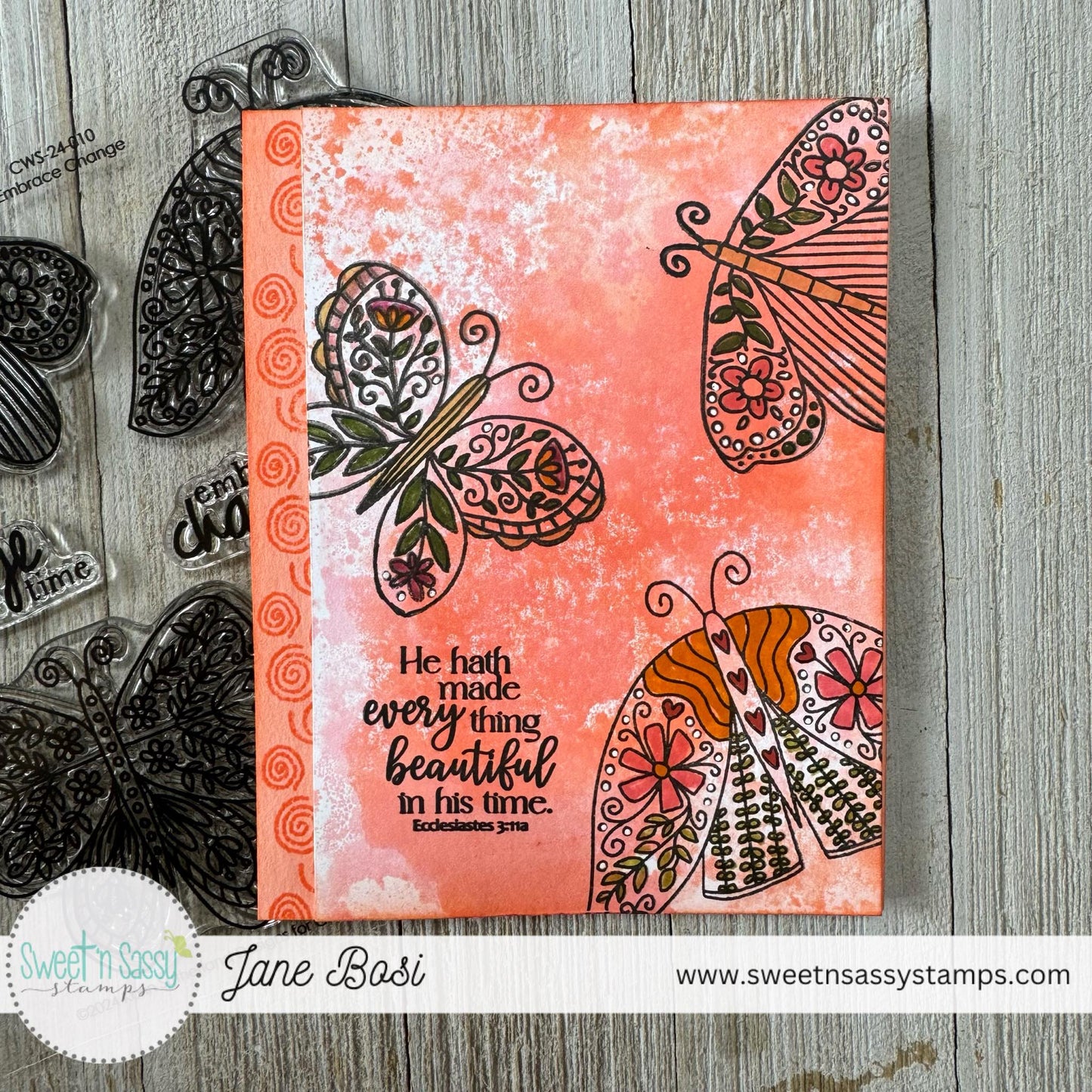 Embrace Change Clear Stamp Set