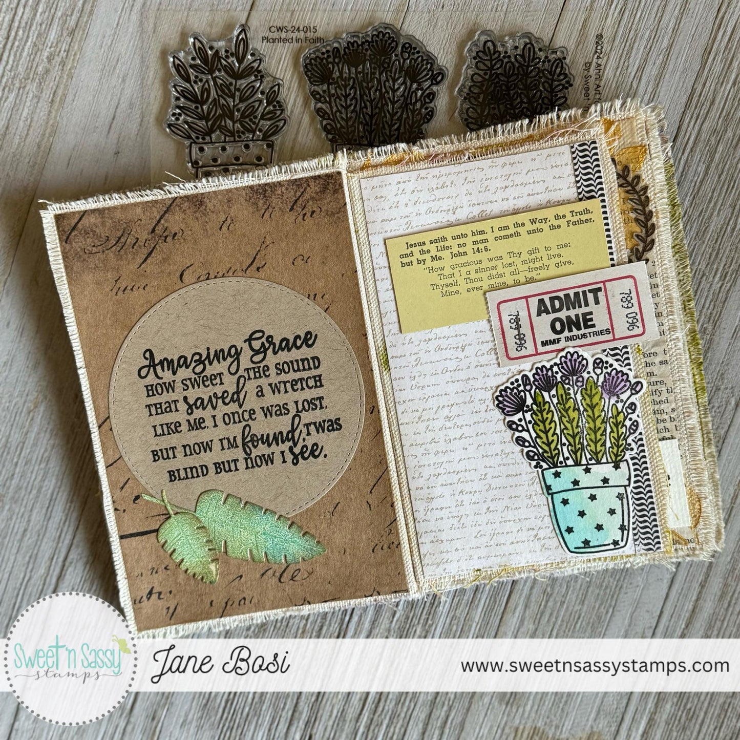 Planted in Faith Clear Stamp Set