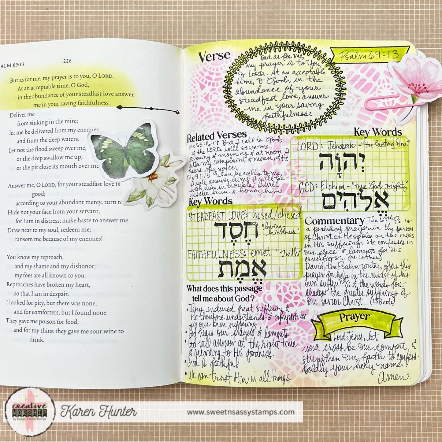 Hebrew Alpha Clear Stamp Set