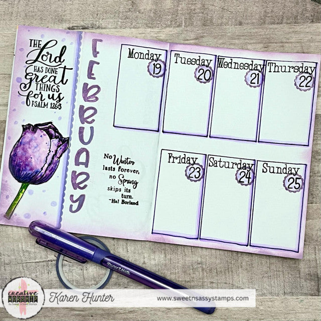 Planner Life Clear Stamp Set