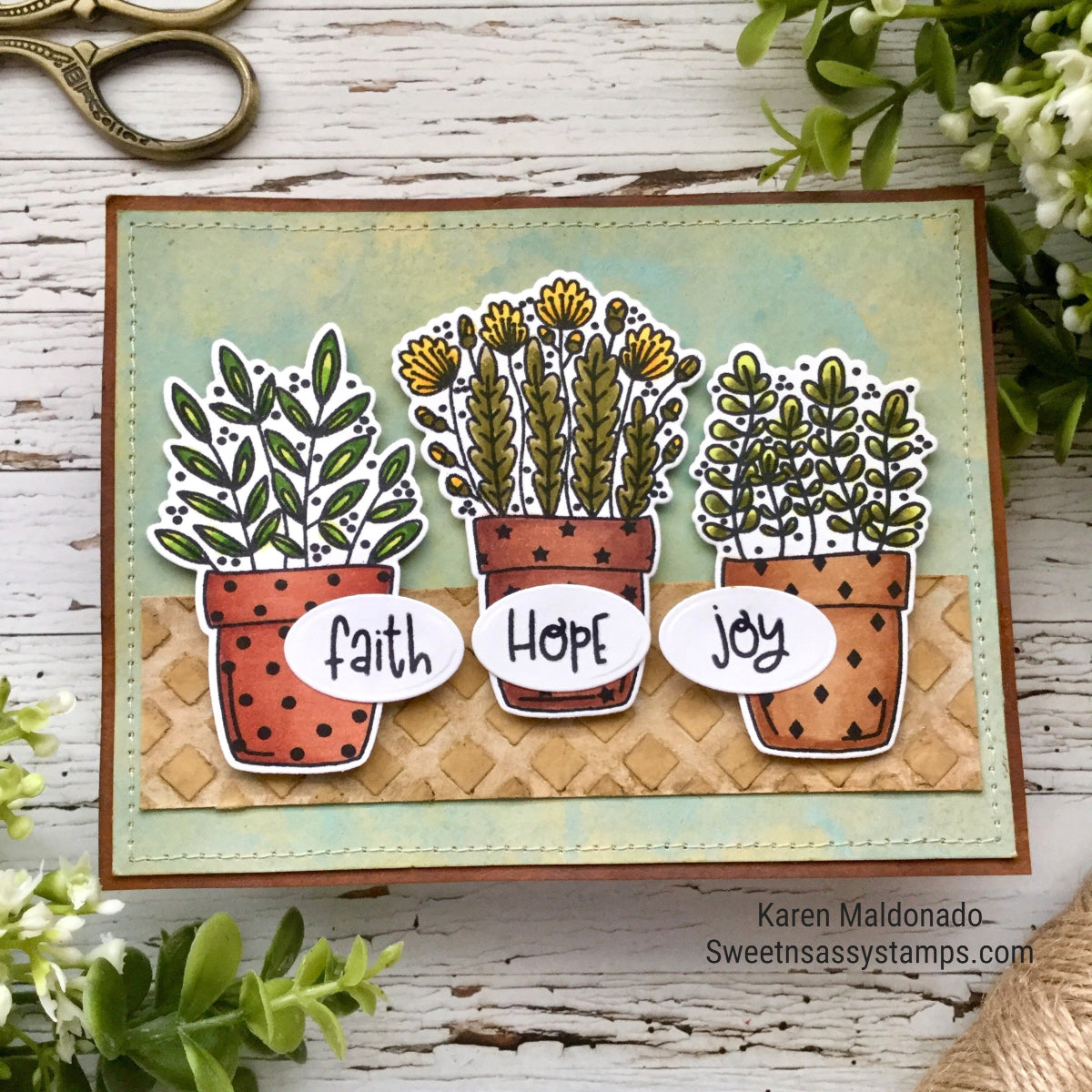 Planted in Faith Clear Stamp Set