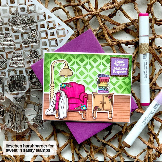 Let's Get Cozy Clear Stamp Set