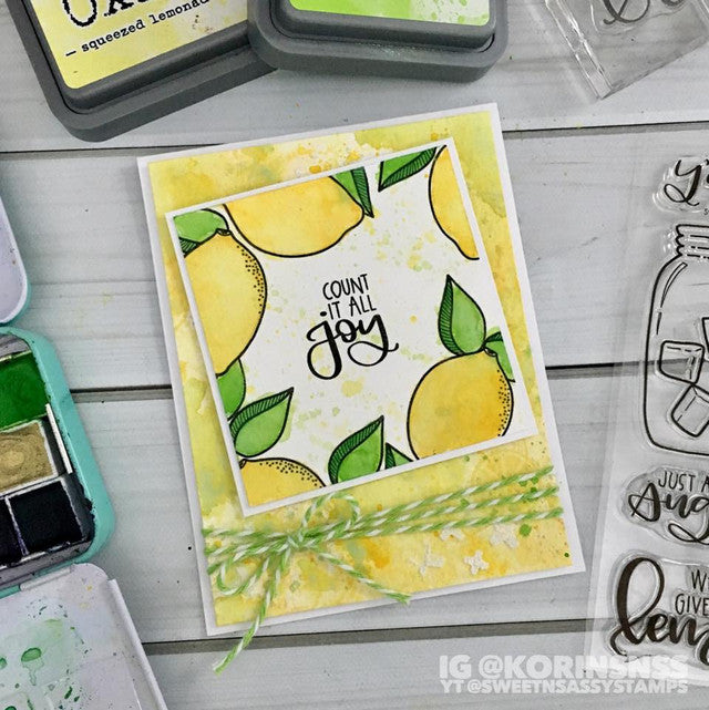 Life & Lemons Clear Stamp Set