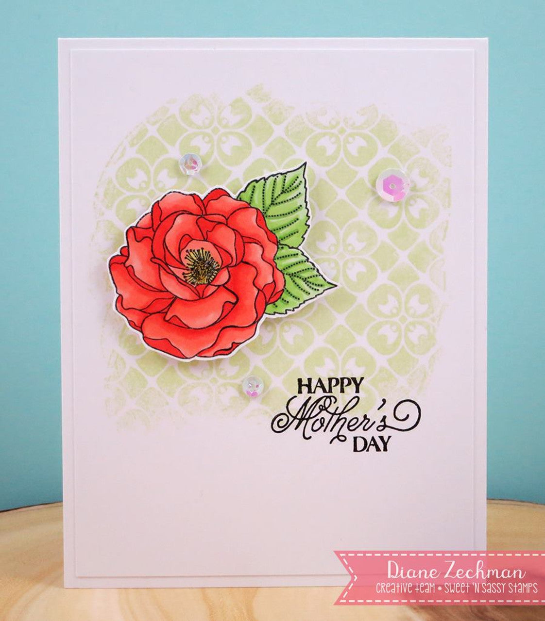 Mason Jar Bouquet Clear Stamp Set