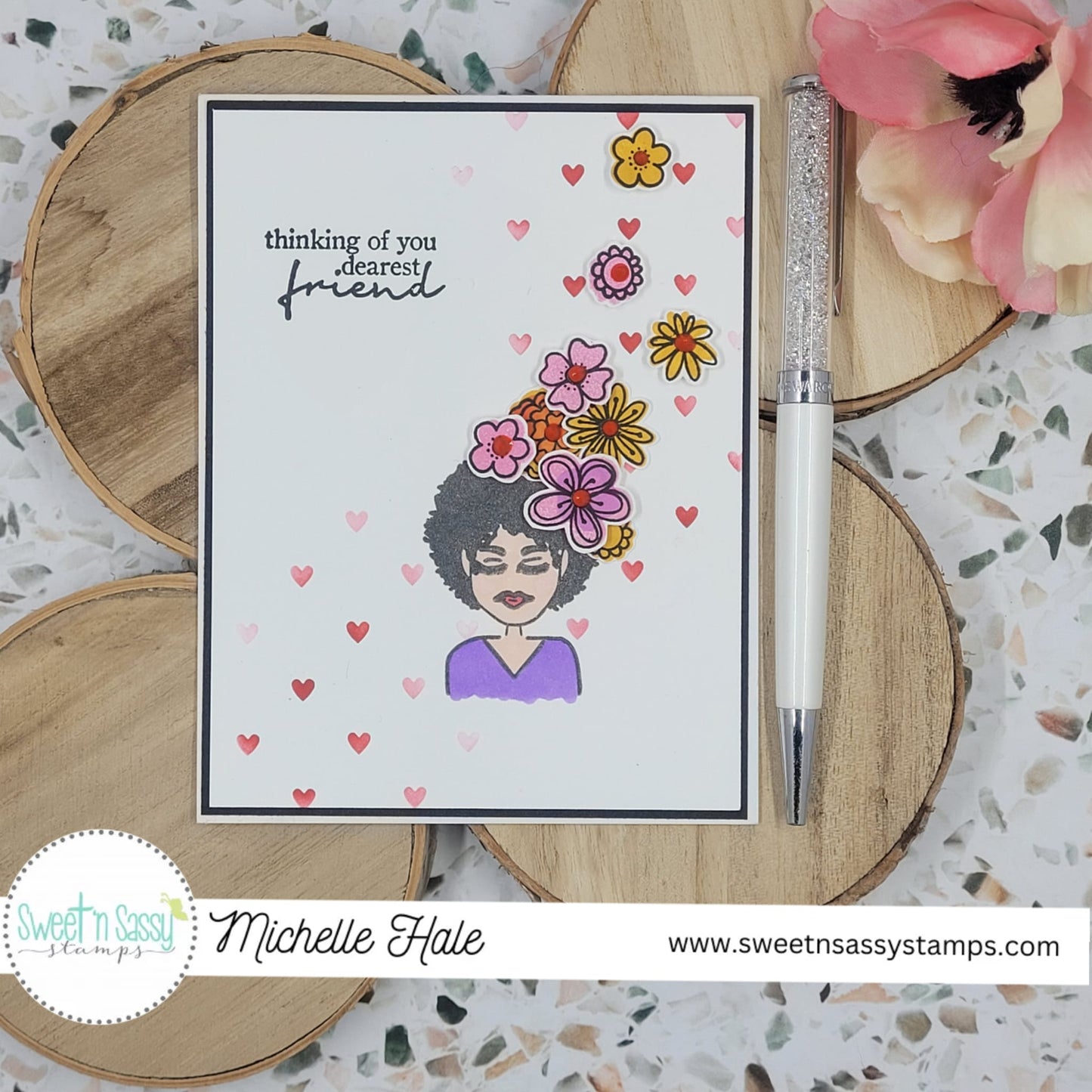 Itty Bitty Blossoms Clear Stamp Set