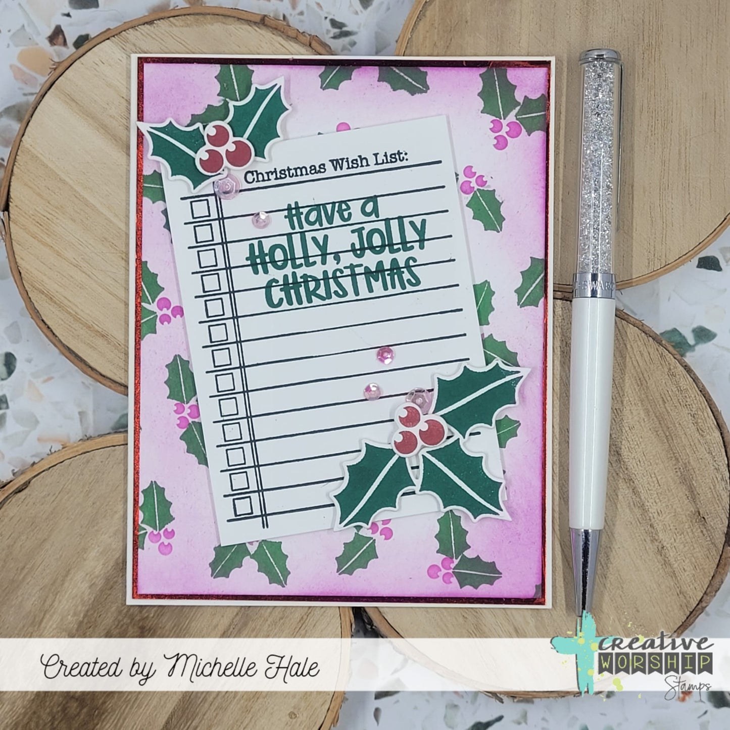 Holly Layering Stencil Set