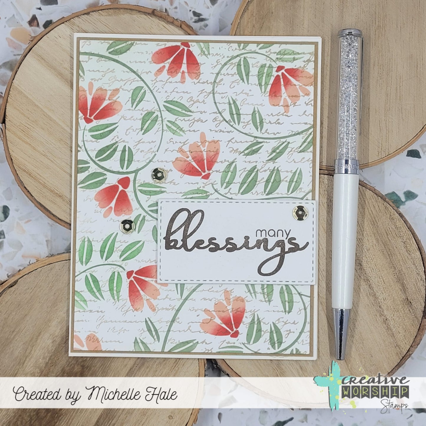 Floral Flourishes Layering Stencil Set