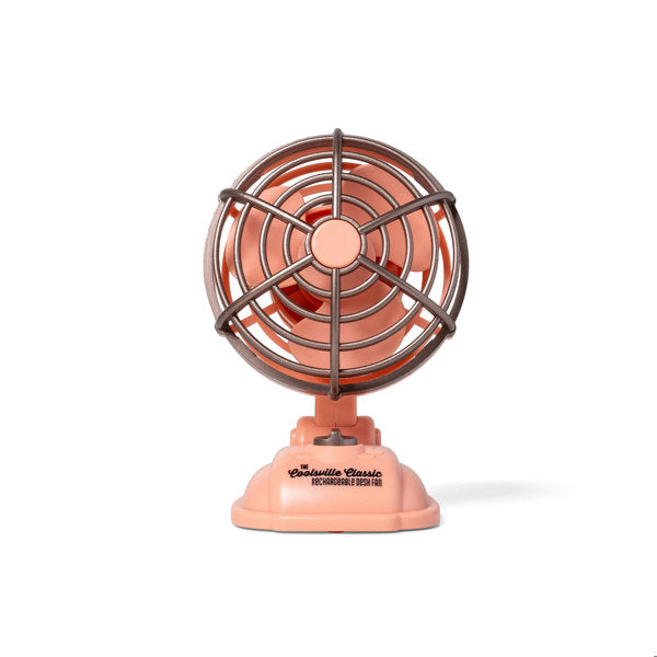 Retro Rechargeable Desk Craft Table Fan