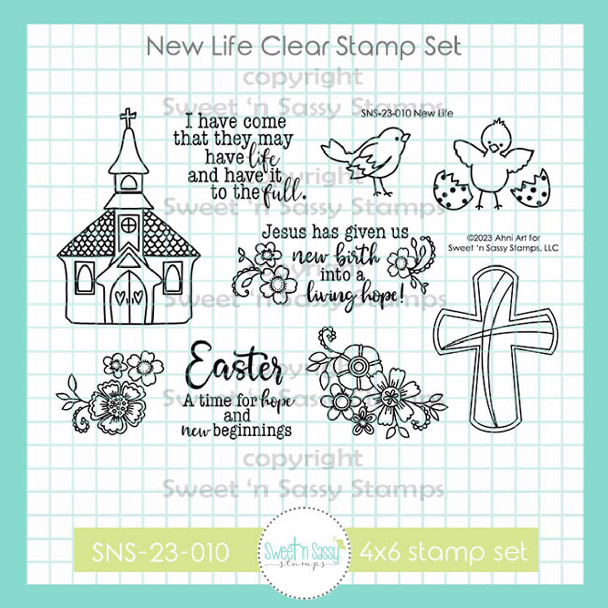 New Life Clear Stamp Set – Creative Worship Stamps