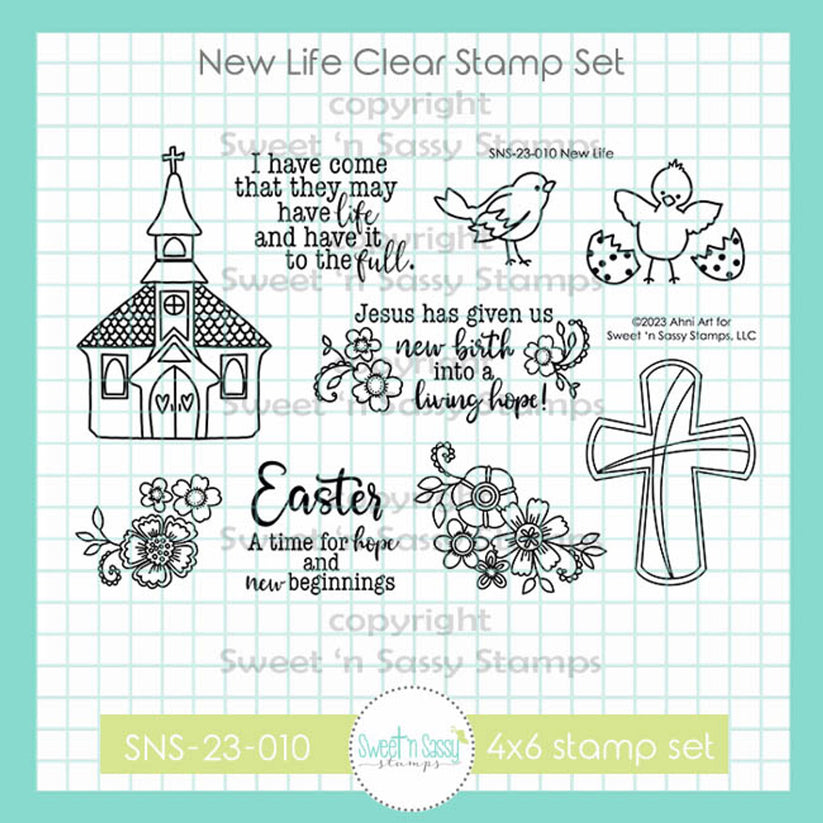 New Life Clear Stamp Set – Creative Worship Stamps