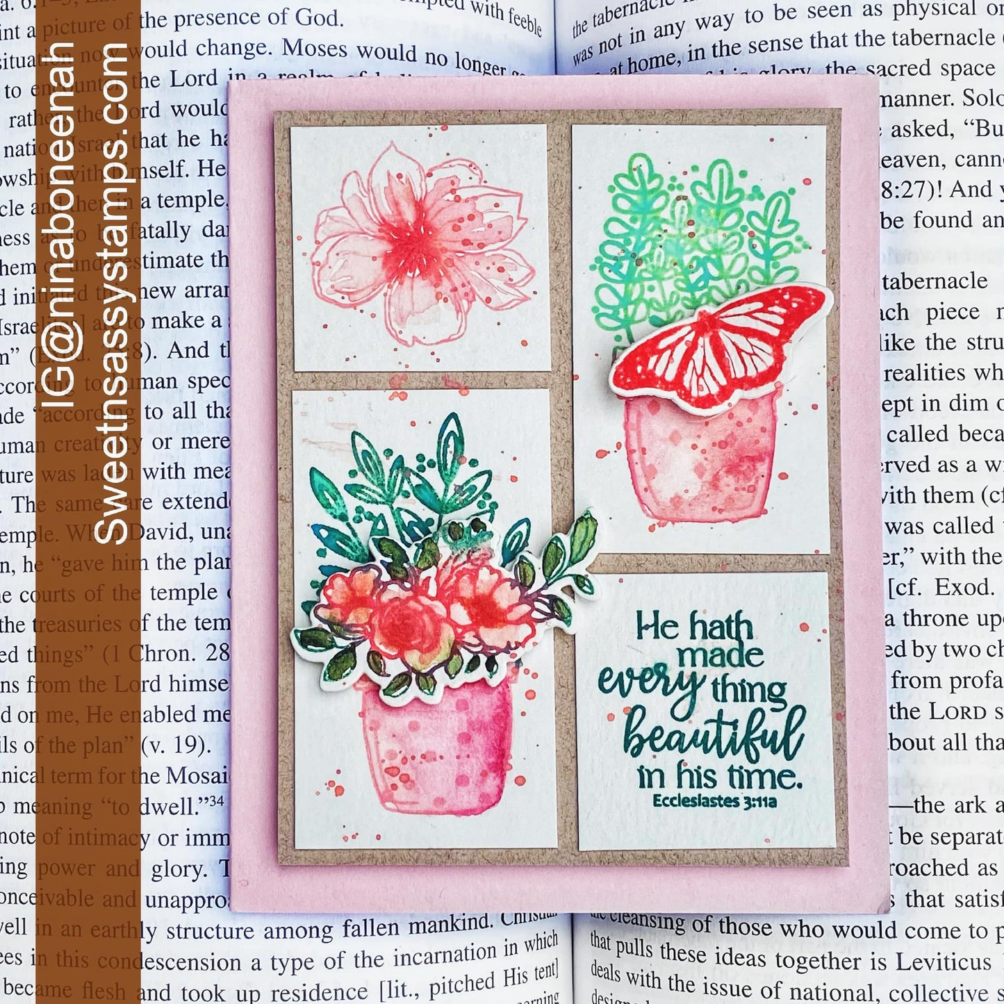 Planted in Faith Clear Stamp Set