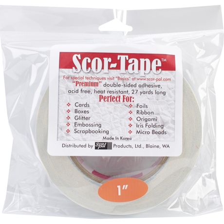 Score Tape Double-Sided Adhesive 1" x 27 yd