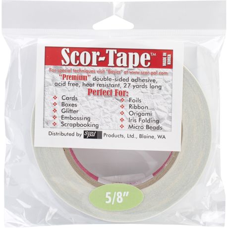 Score Tape Double-Sided Adhesive 5/8" x 27 yd