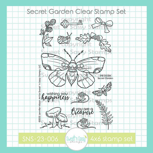 Secret Garden Clear Stamp Set