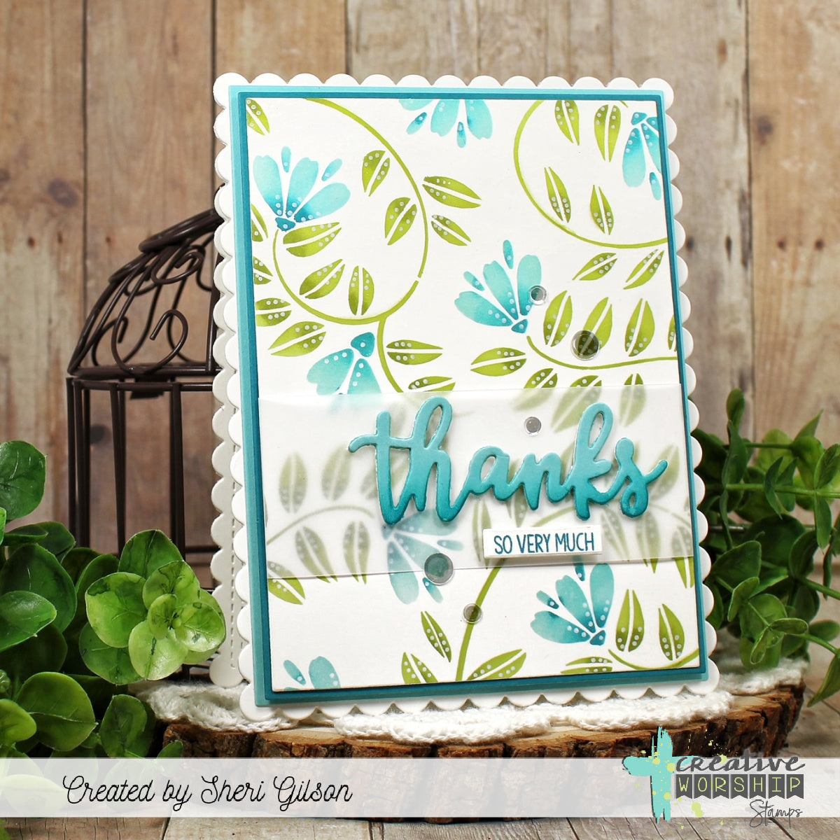 Floral Flourishes Layering Stencil Set