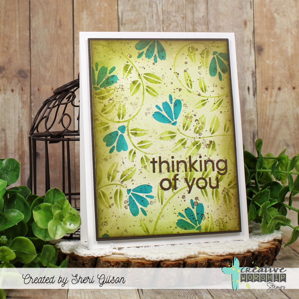 Floral Flourishes Layering Stencil Set