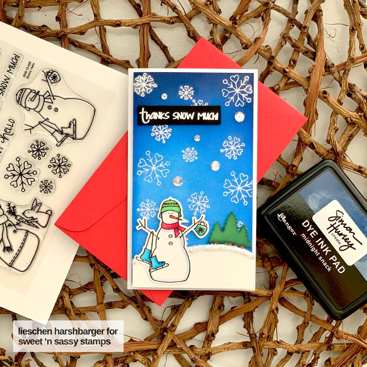 Snowy Hello Clear Stamp Set