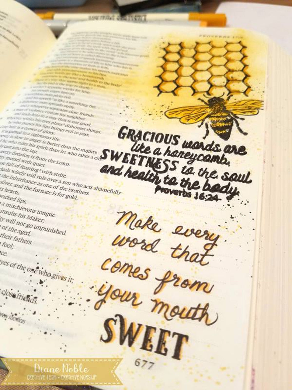 Sweet as Honey Clear Stamp Set