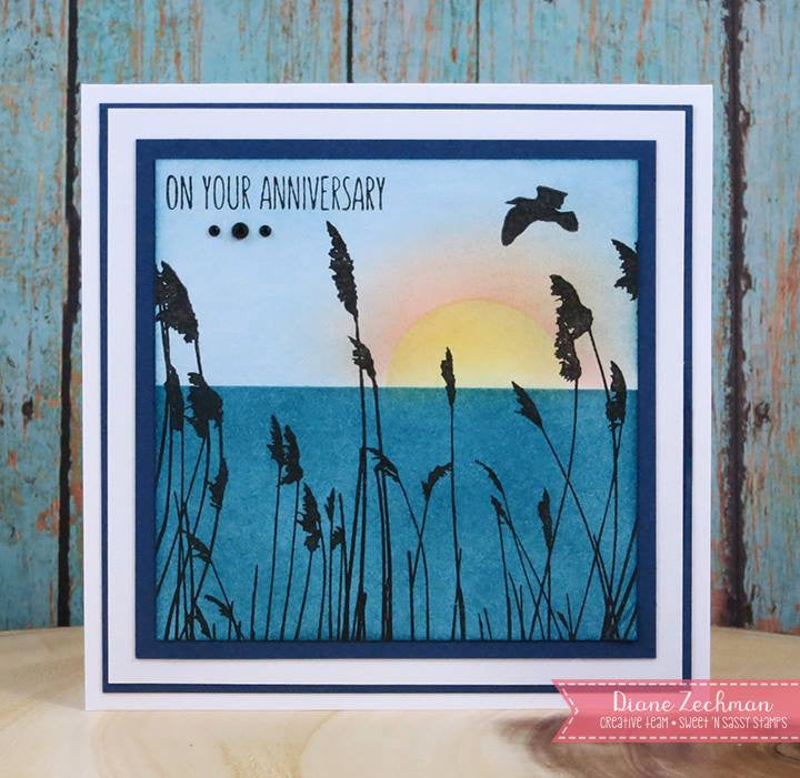 Scene Silhouettes: Tall Grass Clear Stamp Set