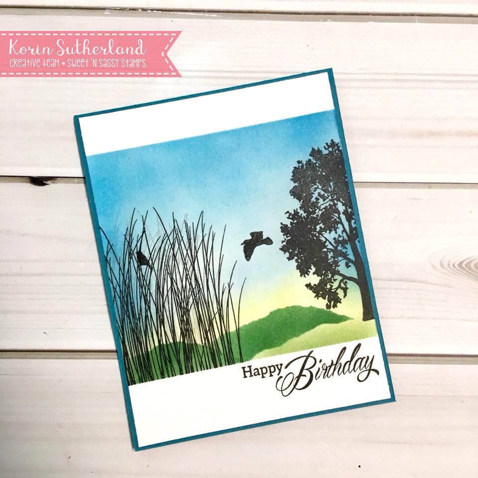 Scene Silhouettes: Tall Grass Clear Stamp Set