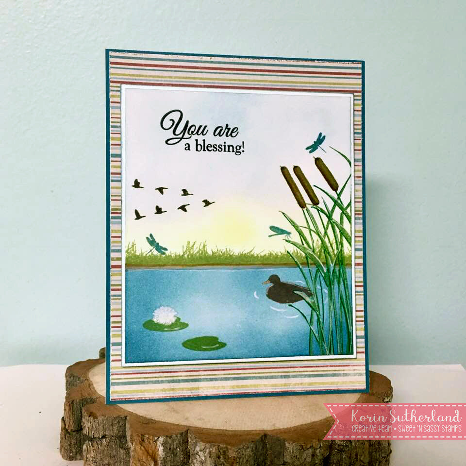 Scene Silhouettes: Wetland Grass Clear Stamp Set