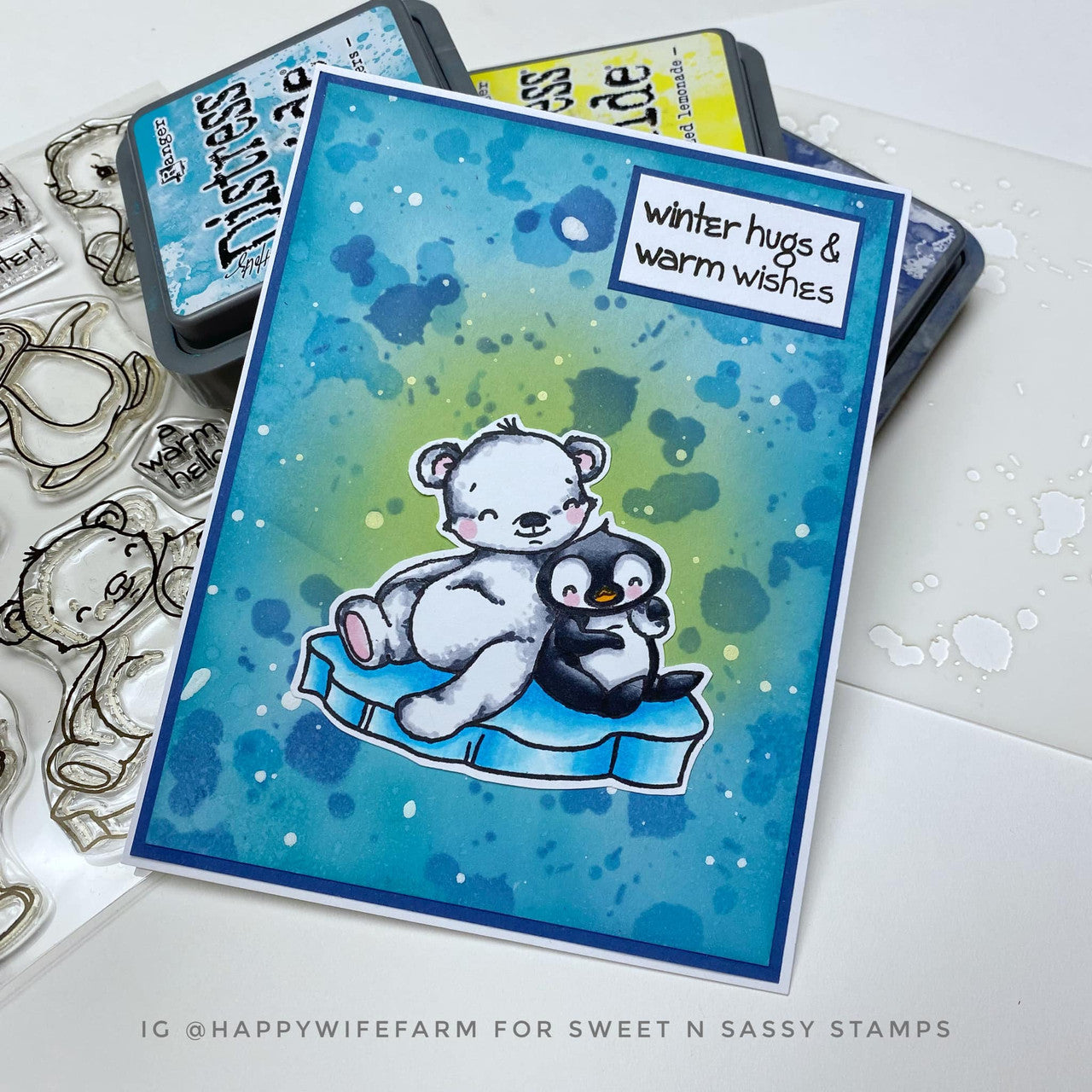 Winter Hugs Clear Stamp Set